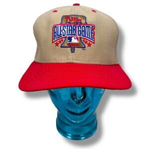 Vintage New Era All-Star Game 1996 Philadelphia Phillies Snapback Hat Staff Rare